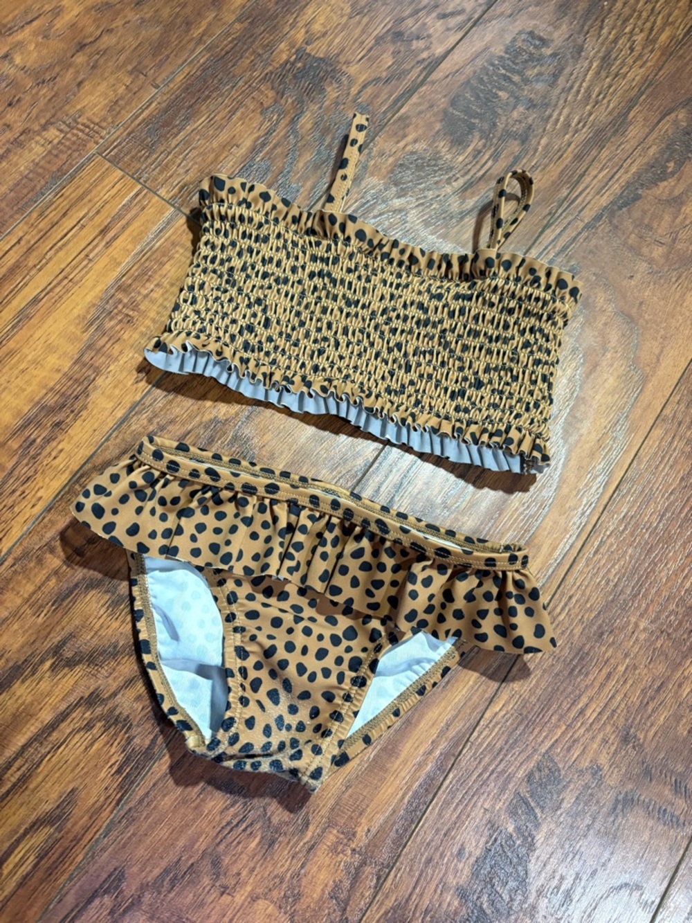 Old Navy girls size 18-24M leopard bikini